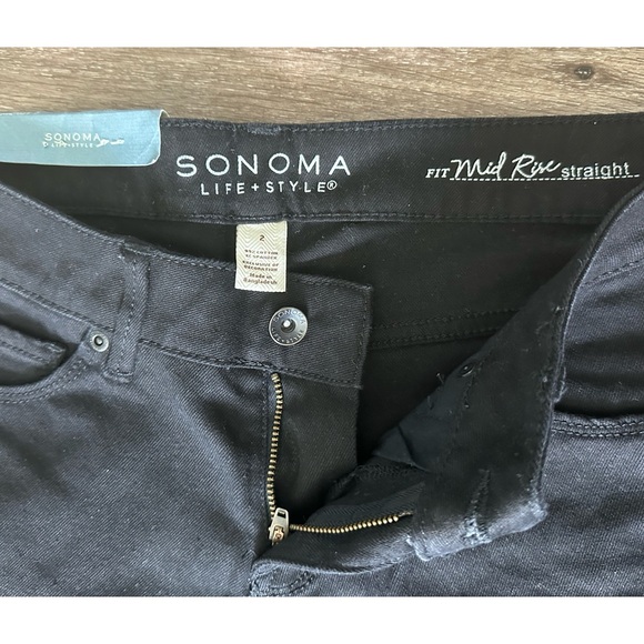 3/$12 New Sonoma Mid Rise Straight Jean - Picture 3 of 6